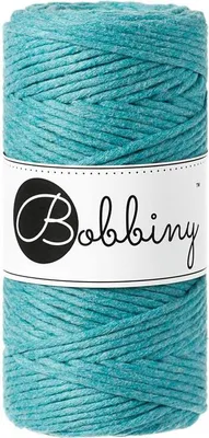 Image de Bobbins Macrame Cord 3 mm 100 m Teal Cord