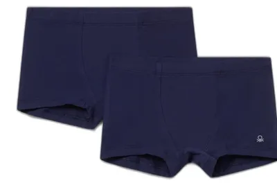 Produktbild von United Colors of Benetton 2er Set Boxershorts, blau, 18 Monate