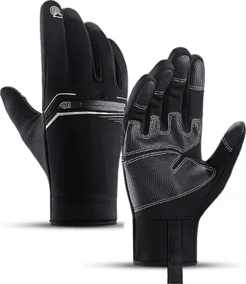 Produktbild von Winterhandschuhe, wasserdicht, Thermo-Sporthandschuhe für Männer und Frauen, zum Laufen, Radfahren, Autofahren, Wandern, warme Handschuhe für die Arbeit