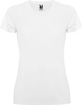 Produktbild von Roly CA0423 | Damen Montecarlo T-Shirt, Piqué - Farbe: White 01 - Größe: XL