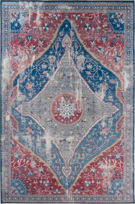 Produktbild von LYN11 MEDA 2 Orientalischer Teppich, inspiriert von Isfahan, pflegeleicht