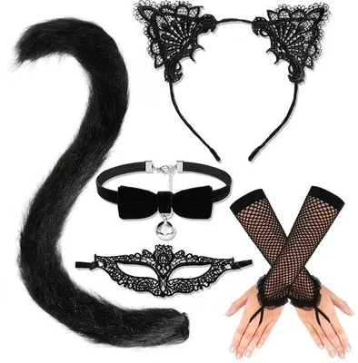 Zdjęcie produktu dla Kostium kota na Halloween - Kostium zwierzęcy dla dzieci - Kostium zwierzęcy dla dorosłych - Kostium karnawałowy - Uroczy design - Kostium zwierzęcy