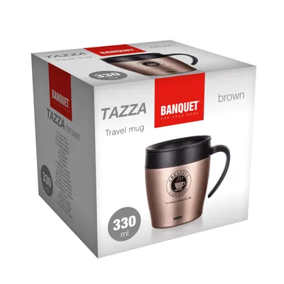 Produktbild von Reisebecher 330 ml TAZZA - braun