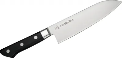 Zdjęcie produktu dla Tojiro Noże kuchenne Nóż Santoku ZE Stali Nierdzewnej DP3 Czarny 17 CM, f503