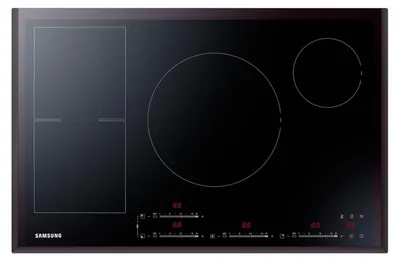 Image de Samsung NZ84F7NC6AB Noir Intégré 80 cm Table de cuisson à induction 4 zone(s)
