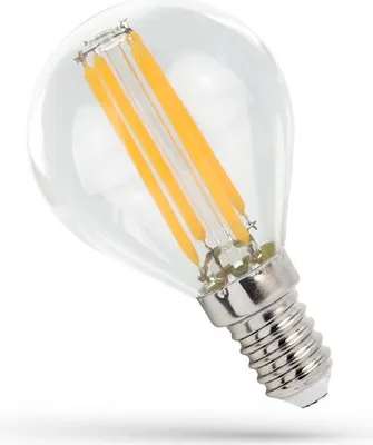 Produktbild von LED Filament Leuchtmittel P45 Tropfen 5,5W E14 klar 660lm warmweiß 2700K