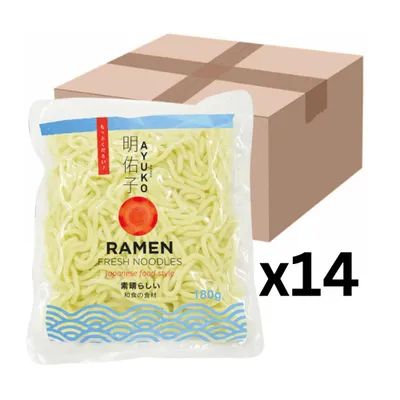 Produktbild von 14er-Pack AYUKO Frische Ramen Nudeln 180 g
