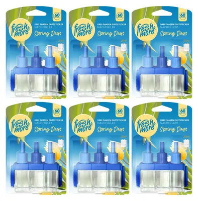 Produktbild von Fresh & More Nachfüllflakons 6x 20ml - Kompatibel mit 3Volution, Spring Days