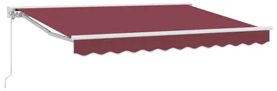 Produktbild von Manuell einziehbare Markise Bordeauxrot 3 x 2,5 m