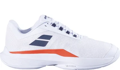 Produktbild von Babolat Jet Tere 2 All Court Tennis Tennisschuhe Sportschuhe weiß/rot/blau 30S24649-1089, Schuhgröße:40 EU