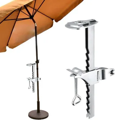 Produktbild von Famanu Parasolhalter für Balkon - Klemmbereich 0-19 cm, für Schirme mit 25-32 mm Durchmesser