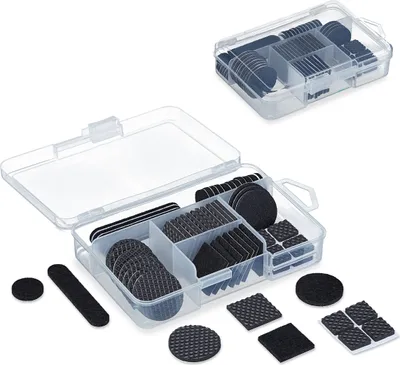 Produktbild von relaxdays Möbelgleiter Filz & EVA 136er Pack
