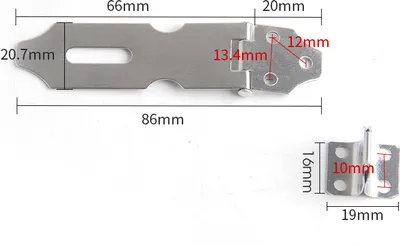 Zdjęcie produktu dla INF Zamykana zasuwa ze stali nierdzewnej do drzwi i szafek Model 5