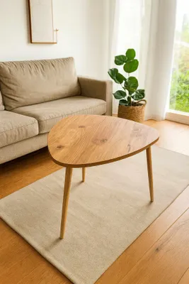 Obrázok produktu pre Skye Decor, Kvalitný konferenčný stolík (3 časti) – dub sýto modrej farby, 100% melamín | 12345
