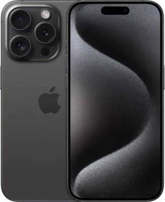Produktbild von Apple iPhone 15 Pro 256 GB 6,1 Zoll Schwarz Titan EU MTV13SX/A  Apple