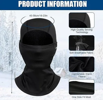 Produktbild von Famanu Bivakmütze Winddicht Warm - Herbst Winter