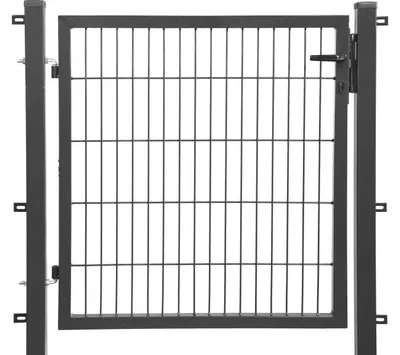 Produktbild von Floraworld Gartentor Comfort inkl. 2 Pfosten 80 x 100 cm anthrazit