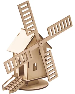 Produktbild von Windmühle 3D Steckbausatz 8 Jahren