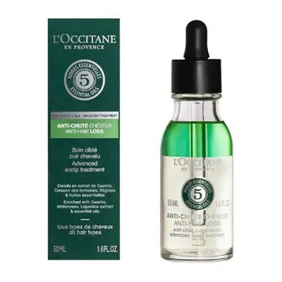 Produktbild von L'Occitane Anti-Hair Loss Serum, Unisex, 50 ml, Anti-Haarausfall, Flüssigkeit, Tropfflasche, Aqua/water - glycerin - pentylene glycol - niacinamide - angelica archangelica root oil - angelica...