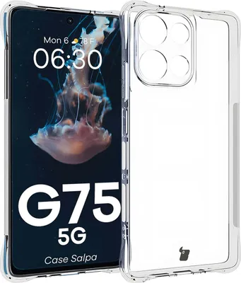 Produktbild von Bizon Case Salpa Flexible Hülle für Motorola Moto G75 5G, Transparent