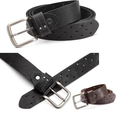 Obrázek produktu pro Pánský opasek Brown Black Wide Belt; Black 105
