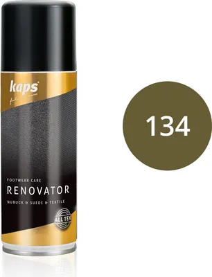 Produktbild von Renovator für Wildleder- und Nubukschuhe - Kaps Renovator - 200 ml (134 - Oliv)
