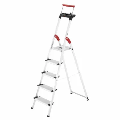 Produktbild von Hailo 8030-507 Alu-Sicherheitsleiter &quot ComfortLine XXR&quot 5 Stufen