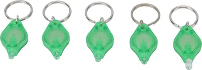 Obrázek produktu pro 5PCS Mini LED svítilna na klíče Přenosná svítilna na klíče pro detekci šperků Zelené světlo