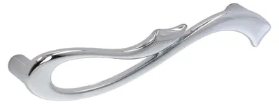 Produktbild von Griff für Möbel aus Zinklegierung, Lochabstand 96 mm, poliertes Chrom