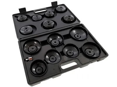 Productafbeelding van Set van ringsleutels voor oliefilters, 15 stuks