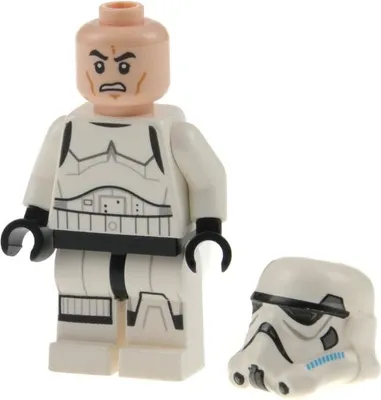 Produktbild von 1x Lego Minifigur Star Wars Rebels Imperial Stormtrooper Helm 75157 sw0578
