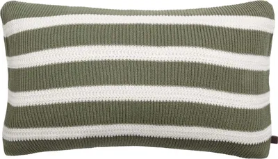 Produktbild von Marc O' Polo Kissen Structure knit  Farbe Green/chalk Größe 30x50 cm