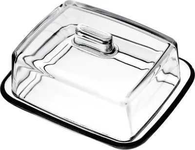 Produktbild von Butterdose - Butterbehälter - Glas - Mit Deckel - Lebensmittelecht