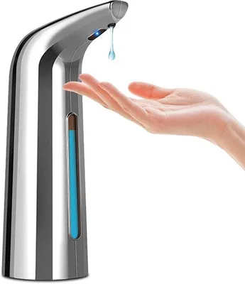 Produktbild von Automatischer Ventilator für Schaumseife mit Bewegungserkennung - Wandgestaltung - Wetterfest - Infrarot-Erkennung - Hygienischer Flüssigkeitsspender - Berührungsfrei - Schaumseifenspender mit Sensortechnologie