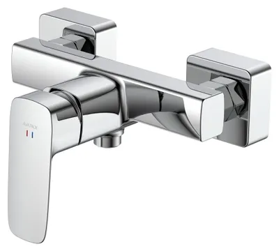 Produktbild von AVAPAX | Duscharmatur aus Messing - 150 mm Anschlussabstand - Chrom glänzend - Einhebelmischer für Wandmontage