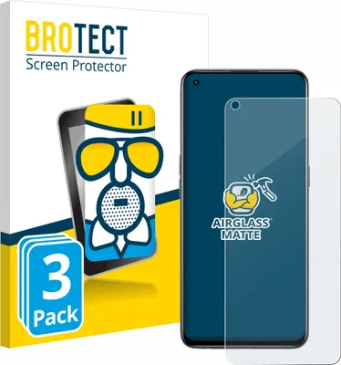 Produktbild von 3x BROTECT Entspiegelungs Schutzglas für realme GT Master Edition Schutzfolie Panzer Folie Glas Display Schutz matt