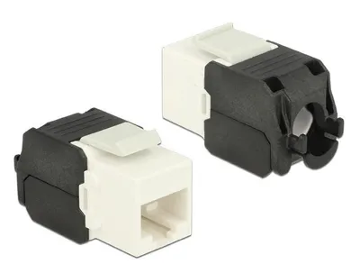 Zdjęcie produktu dla DeLOCK 86266, Czarny, Biały, RJ-45, LSA, 16 mm, 37,8 mm, 22,5 mm