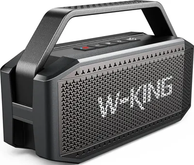 Produktbild von 80W Bluetooth Lautsprecher IPX6 wasserdicht, tragbare Musikbox mit sattem Bass, 30 Std. Spielzeit, EQ, U-Disk, TF-Karte, AUX, Stereo-Paarung