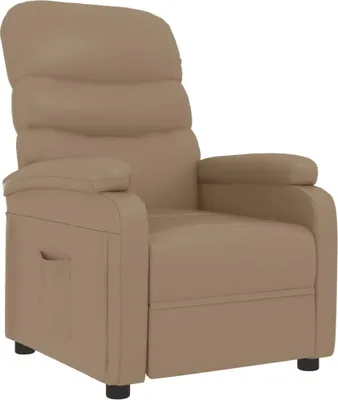 Immagine prodotto di vidaXL Poltrona relax cappuccino-marrone in Pelle finta