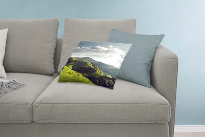 Produktbild von MuchoWow® Zierkissen Sofakissen Wohnzimmer Dekokissen 60x40 cm Der Schwarzwald in Deutschland vor Sonnenuntergang - Kopfkissen - Polster mit Foto