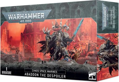 Immagine prodotto di Warhammer 40.000 Space Marine del Caos Abaddon il Disprezzatore