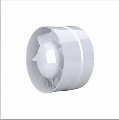 Produktbild von Axial-Rohrventilator, sparsam, 100 mm, 12 W/130 m³, Inline-Luftabsauger für Bad, Küche, Keller
