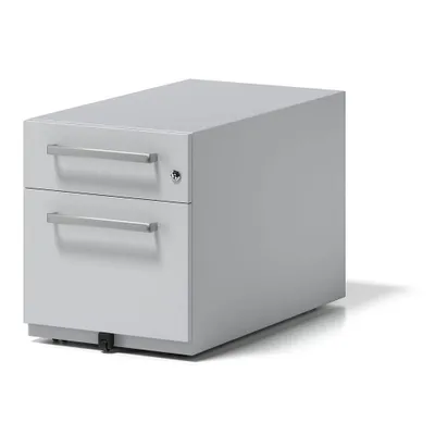 Produktbild von Rollcontainer Note, mit Griff, lichtgrau,