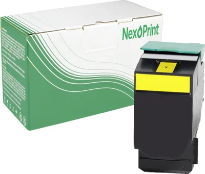 Produktbild von Toner kompatibel zu Lexmark C540H1YG Yellow Optra C 544 N C 544 DW C 544 DTN C 544DN C 543DN