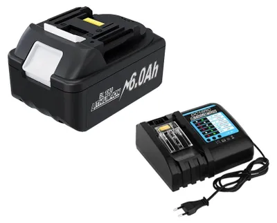 Obrázok produktu pre Batéria, kapacita 6000 mAh, dobíjateľná, nabíjačka 1 x 6,0 Ah, 4 A
