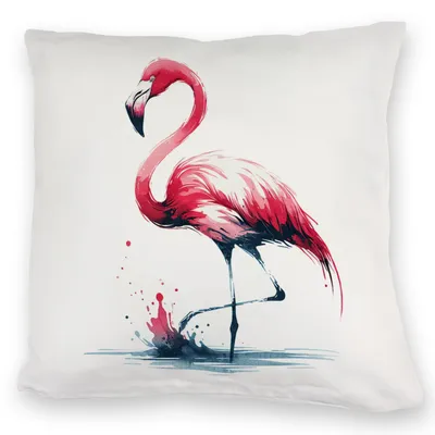 Produktbild von Rosa Flamingo Kuschelkissen