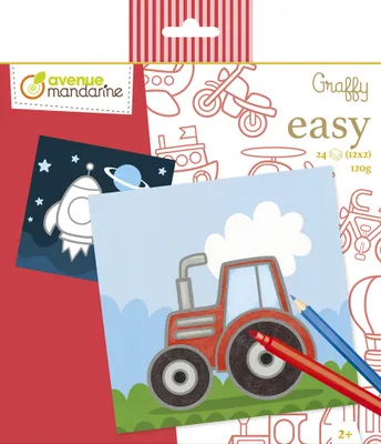 Produktbild von Avenue Mandarine 5x Graffy Easy, Transportmittel - Rot GY140C