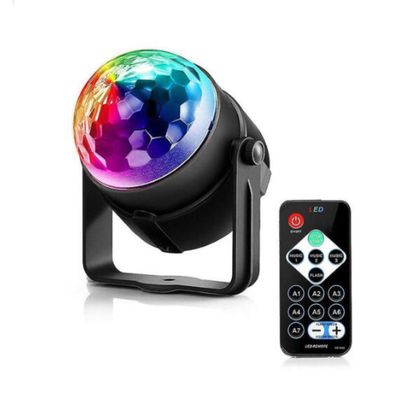 Mini LED disco svetlo, s diaľkovým ovládaním