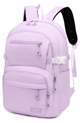 Immagine prodotto di Omgoods - Zaino per la scuola, impermeabile - Zaino leggero - Spallacci ergonomici - Molte tasche - 30x17x44 cm - 8 scomparti