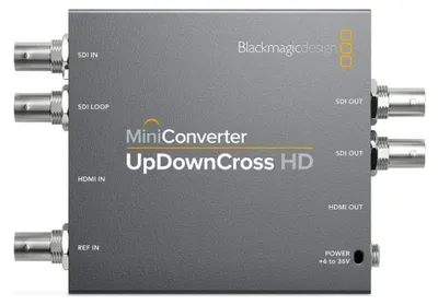 Obrázok produktu pre Blackmagic Design CONVMUDCSTD/HD, Šedá, Windows 10, Windows 8.1, Mac OS X 10.12 Sierra, Mac OS X 10.13 High Sierra, Mac OS X 10.14 Mojave, 1920 x 1080 px, 720p, 1080i, 1080p, 1280x720@50fps, 1280x720@59.94fps, 1280x720@60fps, 1920x1080@23.98PsF, 1920x1080@23.98fps,...